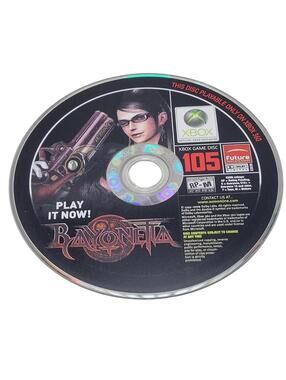 Xbox Magazine Demo Disc #105 BAYONETA Collectible Disc Xbox 360 .